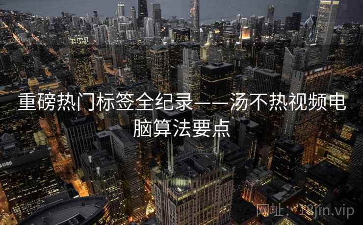 重磅热门标签全纪录——汤不热视频电脑算法要点